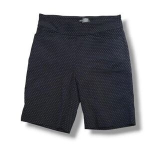 Hilary Radley Women's black pullover midi shorts - small